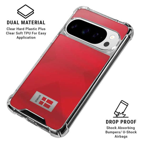 Denmark Soccer Flag Google Pixel 10 Pro XL Clear Case